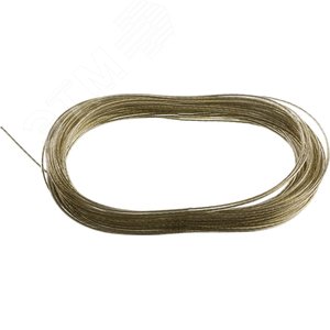 Изображение товара Трос стальной в оплетке 20 м, d 2 мм (шт)