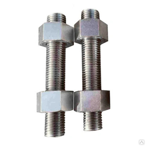 Шпилька DIN 976-1-М16х100-A320-Gr.L7 с 2мя гайкамиISO 4033-М16-A194-Gr.7