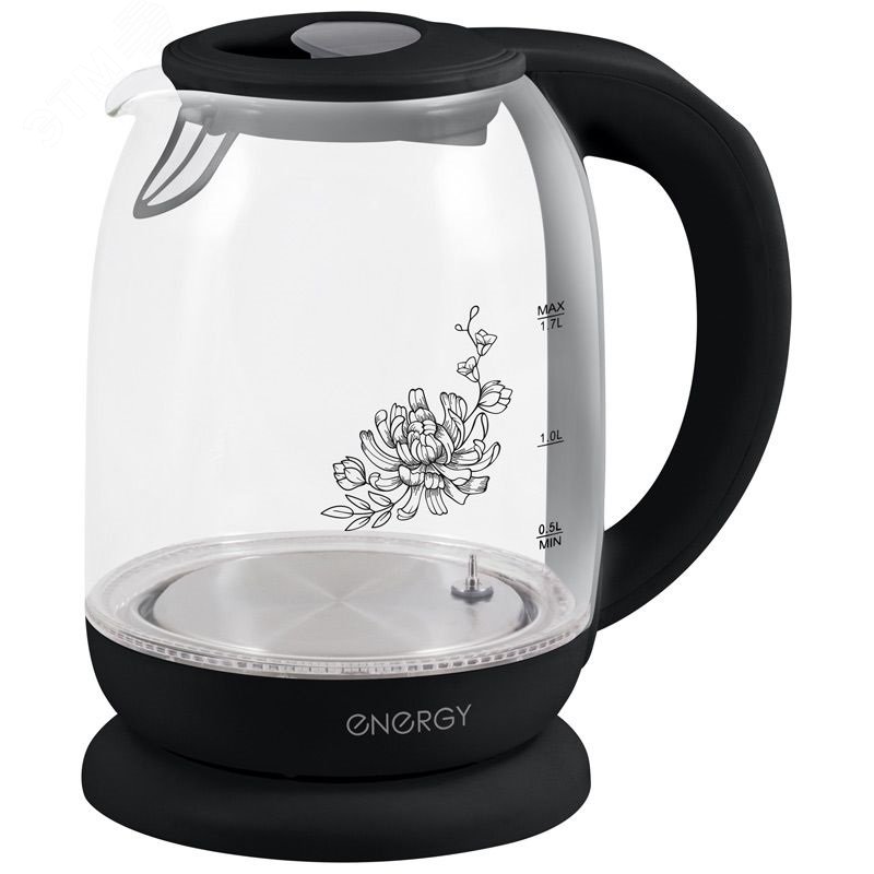 Изображение товара Чайник стеклянный E-286Т на 1.7 л (шт)