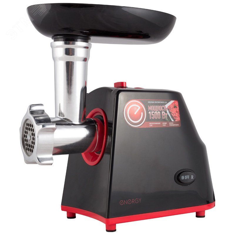Изображение товара Мясорубка ENERGY EN-140 с реверсом мощностью 1500 Вт для домашнего использования