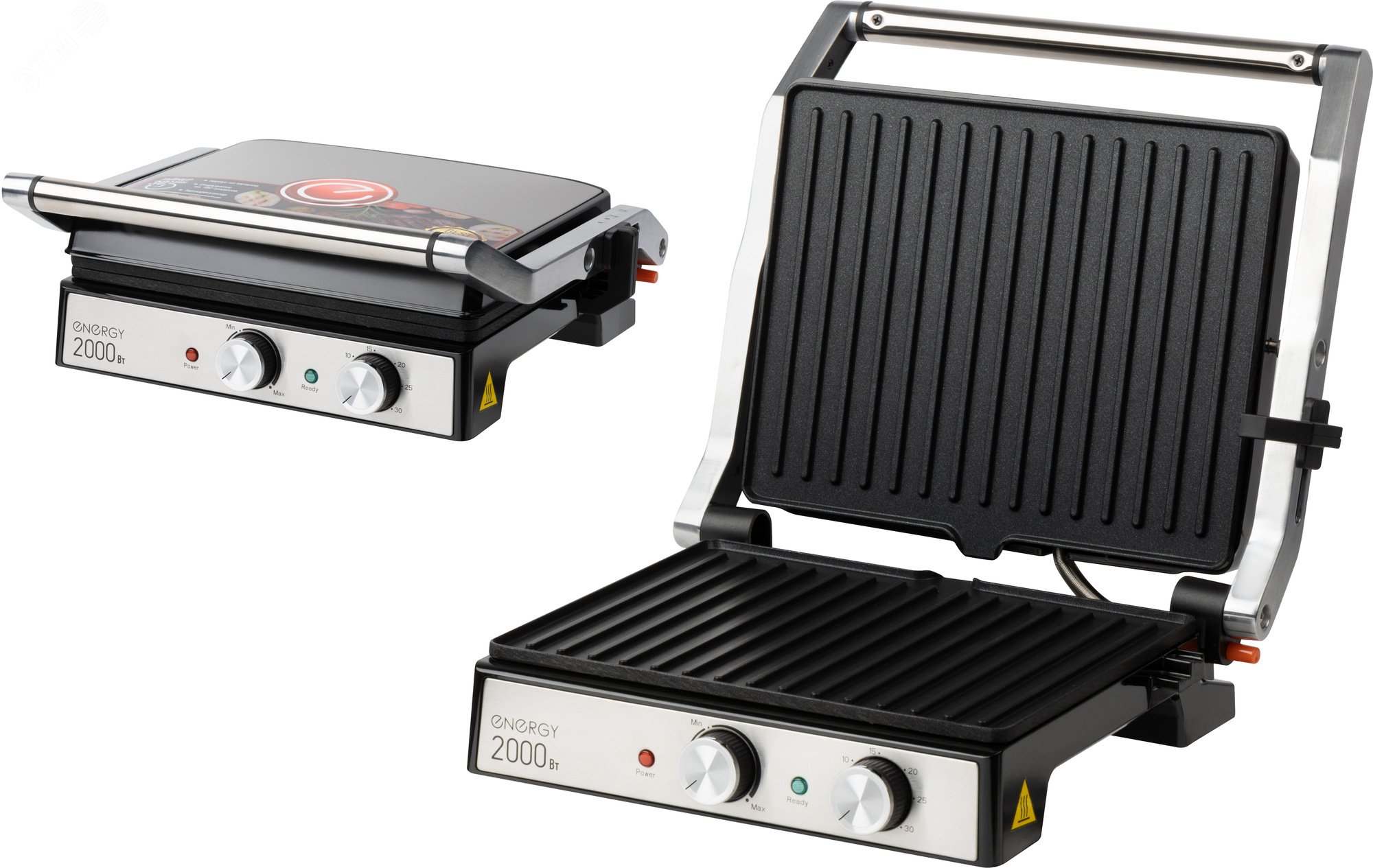 Изображение товара Электрический гриль-пресс EN-289 2000Вт для быстрой и равномерной готовки