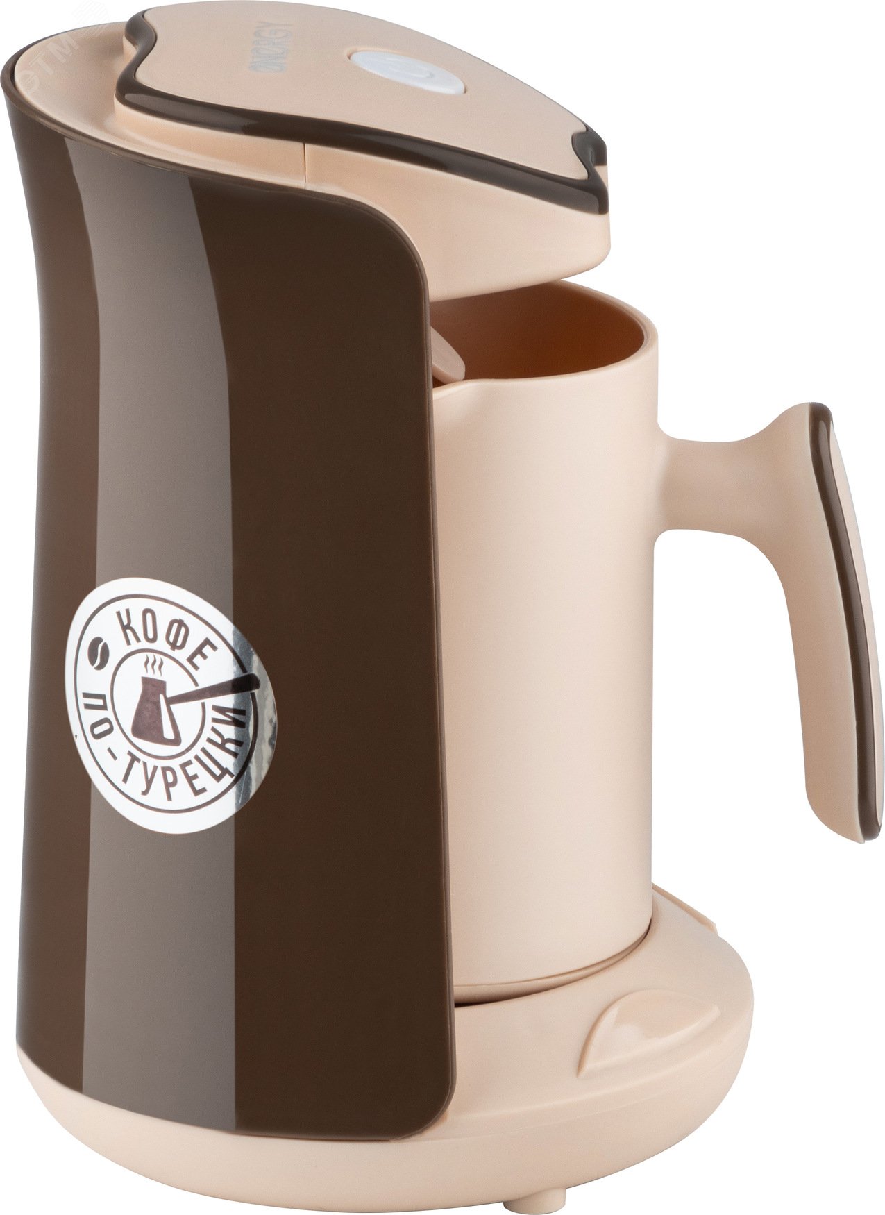 Изображение товара Турка электрическая EN-251T, мощность 600 Вт, объем 300 мл, цвет коричневый (шт)