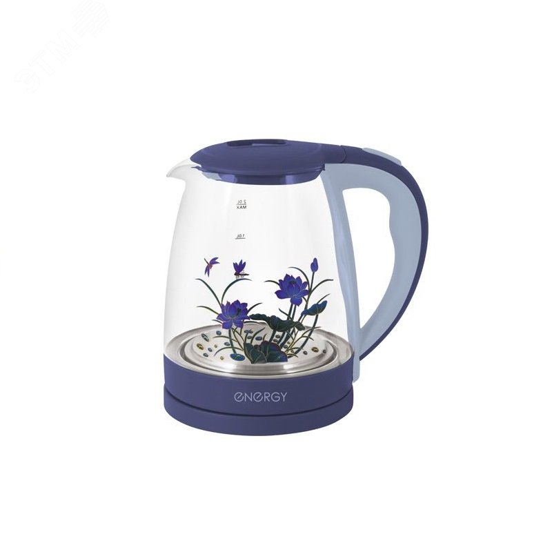 Изображение товара Электрочайник стеклянный Energy E-287 на 2 литра с подсветкой и режимами нагрева