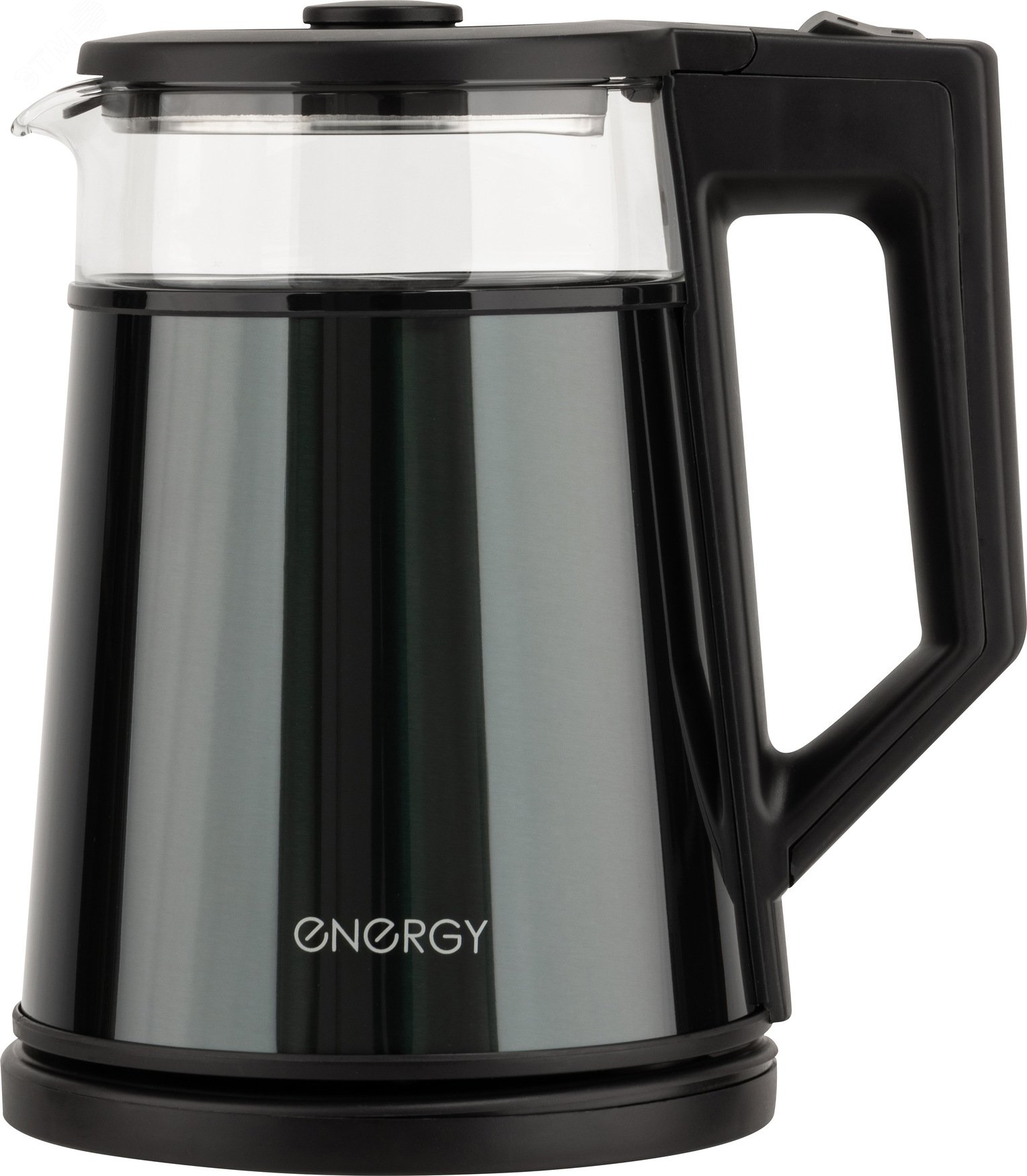 Изображение товара Чайник электрический E-200 на 1,2л, цвет серый, двойной корпус (шт)