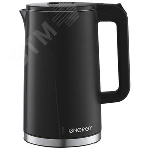 Изображение товара Чайник E-208 на 1.7 л, двойной корпус, цвет черный (шт)