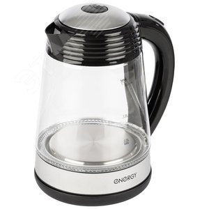 Изображение товара Чайник стеклянный E-251 на 1.7 л, цвет черный (шт)
