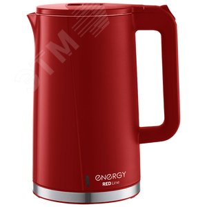Изображение товара Чайник E-208 на 1.7 л, двойной корпус, цвет красный (шт)