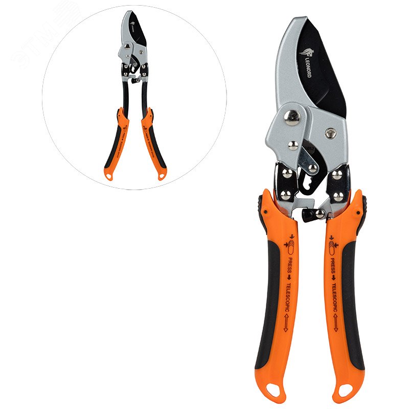 Изображение товара Секатор-сучкорез с наковаленкой W3161A телескопический 24 мм диаметр