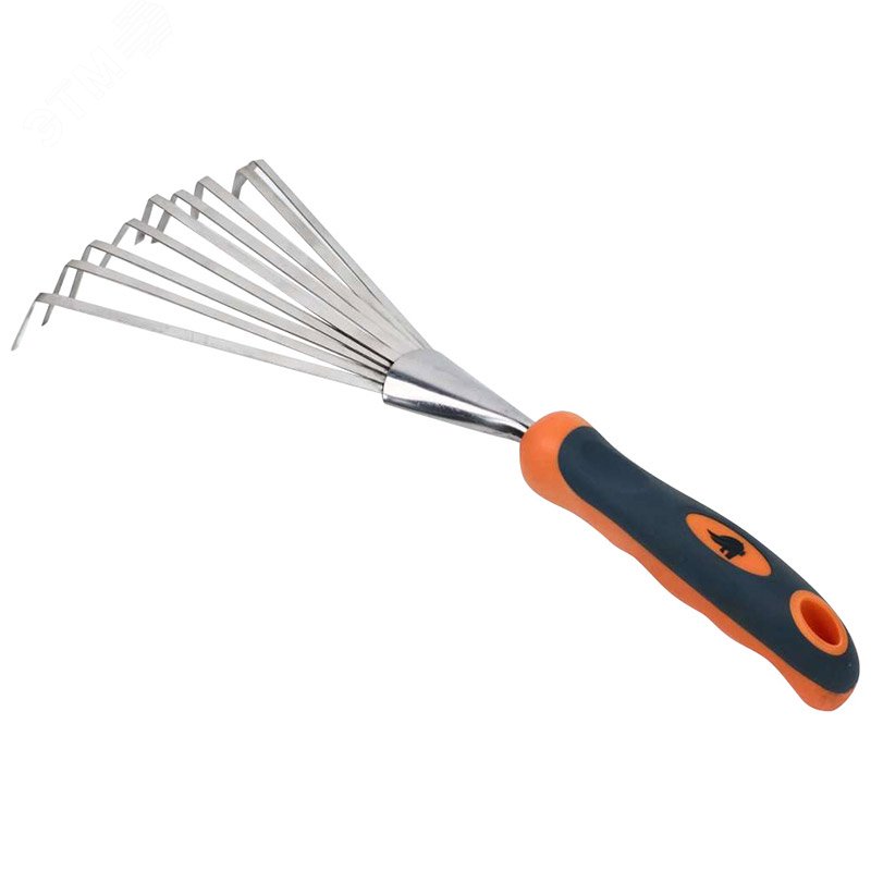 Изображение товара Грабельки садовые Leonord LE-02 из нержавеющей стали с ручкой из термопластичной резины