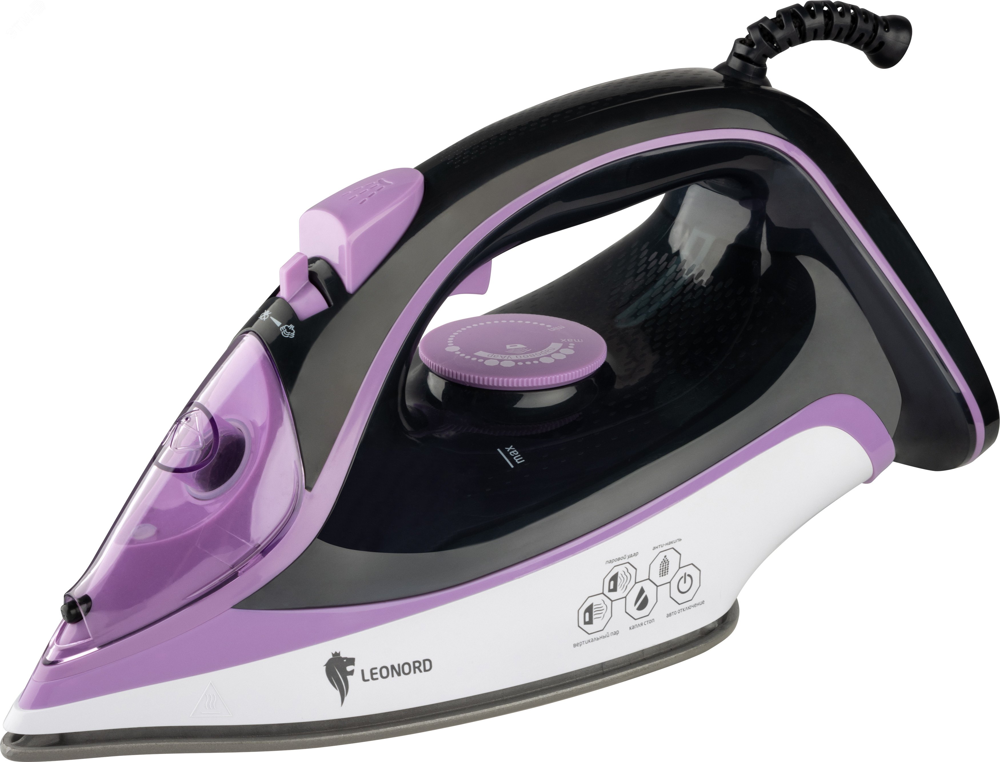 Изображение товара Утюг Leonord LE-1804 с керамической подошвой 3100 Вт фиолетовый