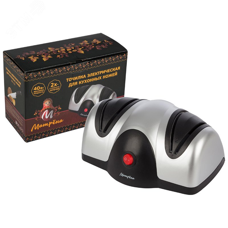 Изображение товара Электрическая точилка для кухонных ножей Матрёна MA-159 40 Вт автоматическая