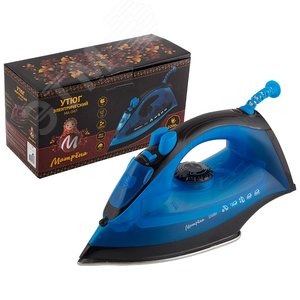 Изображение товара Утюг MA-047 на 2200 Вт, подошва - стальная, цвет синий (шт)