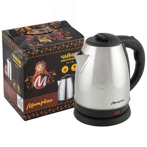 Изображение товара Чайник электрический стальной MA-198 на 1.8 л (шт)