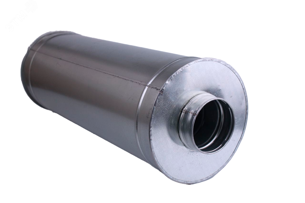 Изображение товара Шумоглушитель для круглых воздуховодов D 100 мм, 900 ( ШТ)