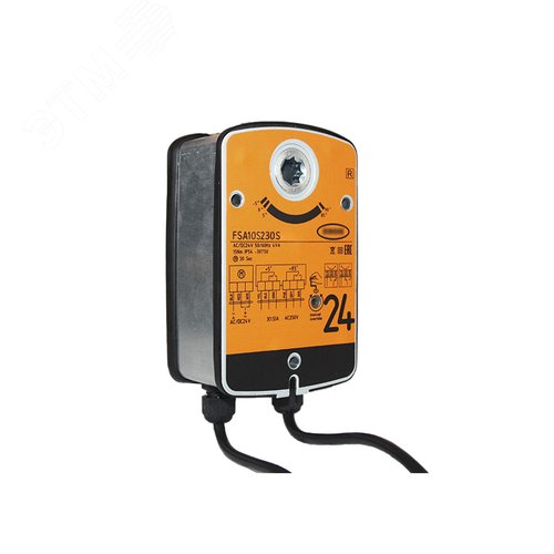 Изображение товара Электропривод ON/OFF, с возвратной пружиной для противопожарных клапанов с 2-я дополнительными переключателями (шт)