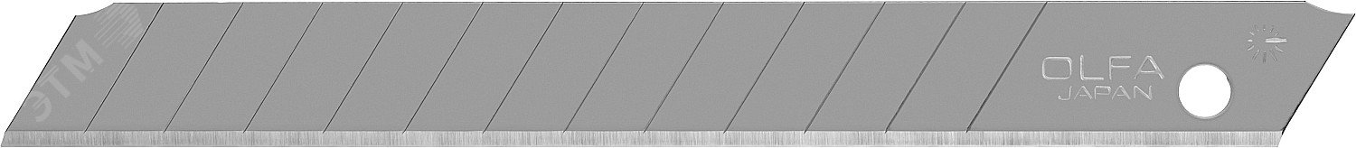 Изображение товара Лезвия для ножа 9х80х0.38 мм 10 шт. японская сталь профессиональные