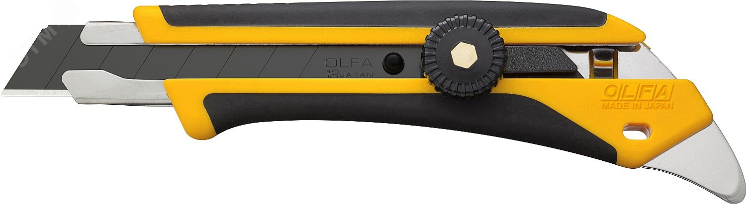 Изображение товара Строительный нож OLFA L-5 X-design ComfortGrip 18 мм с сегментированным лезвием