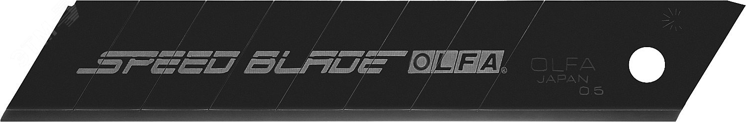 Изображение товара Лезвия сегментированные 18 мм OLFA из японской стали с тефлоновым покрытием