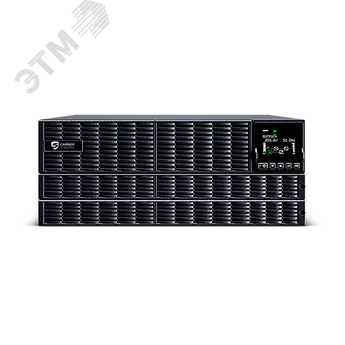 Изображение товара Источник бесперебойного питания Online ЭКСПЕРТ-II-6000Р Rack/Tower 6000ВА/6000Вт USB/RS-232/SNMP Slot/EPO/Relay/ByPass (4 IEC С13 + 4 IEC C19) Клеммная колодка (1) (12В/7Ач. х 16 MHB) 4U (шт)