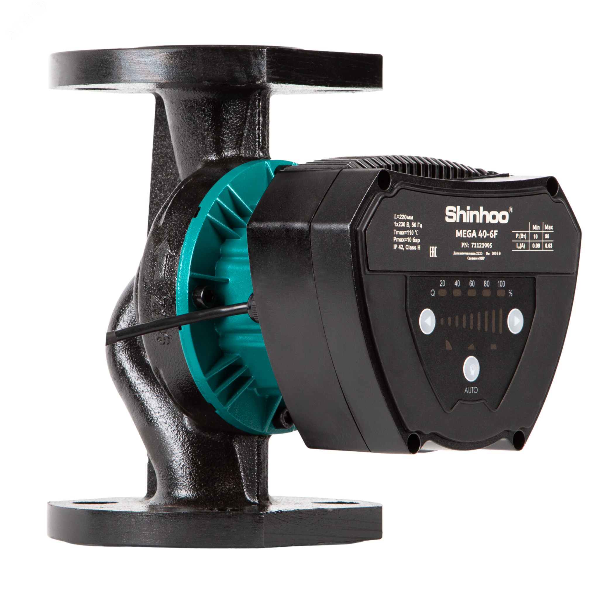 Изображение товара Циркуляционный насос MEGA S 65-12F 1x230V для систем отопления водой