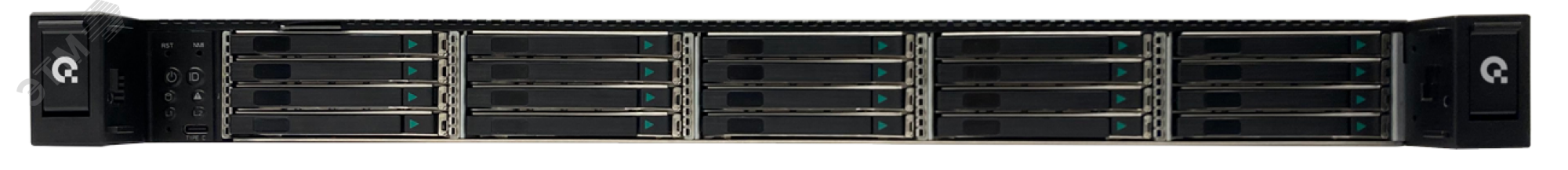 Сервер для предприятий и ЦОД D120AC 1U, Xeon Scalable v3, до 20 накопителей, ОЗУ до 8 ТБ DDR4 T50 D120AC Aquarius - превью 3