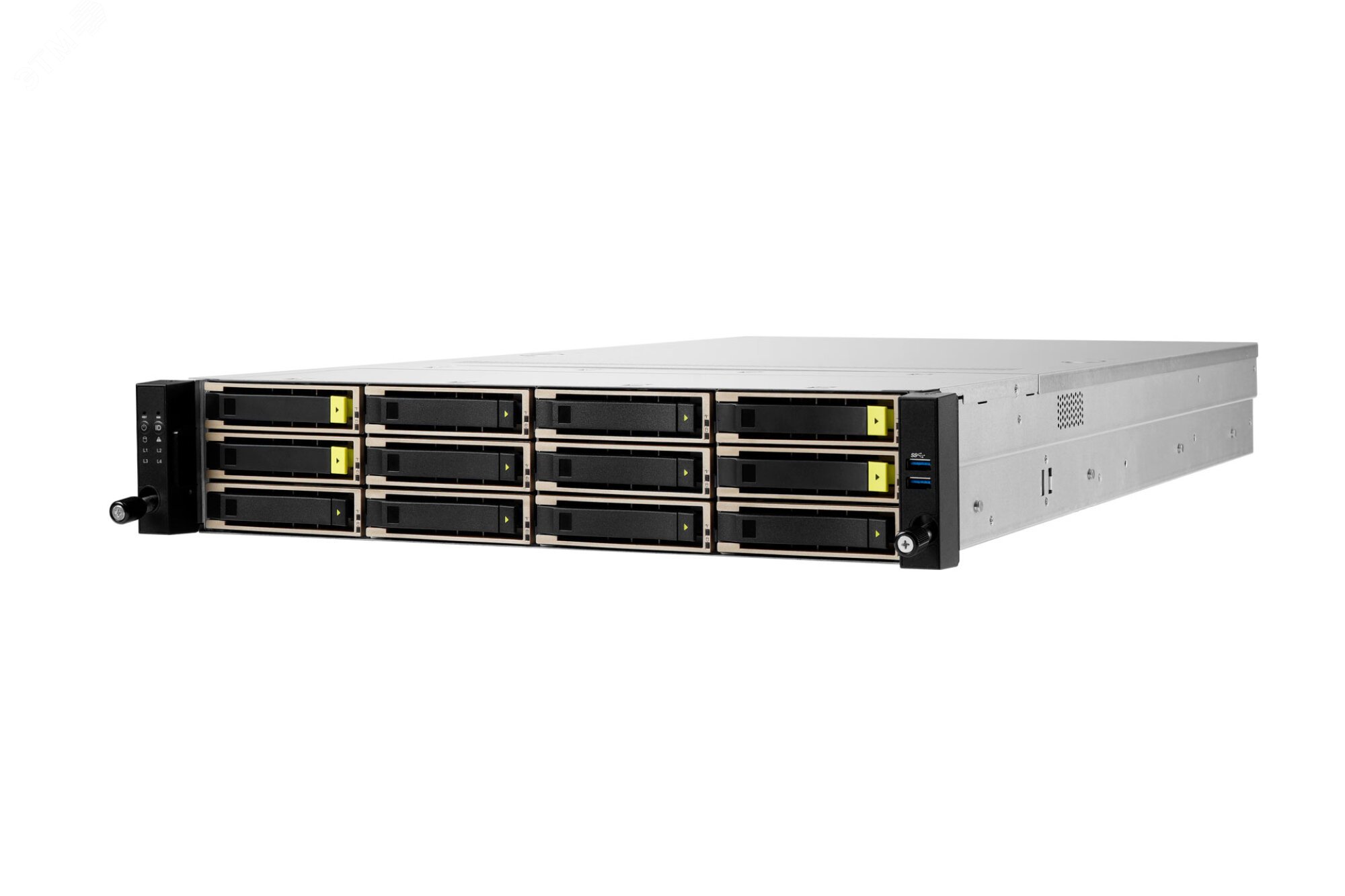 Сервер среднего уровня D212BJ 2U, Xeon E5-2600 v4, до 12 накопителей, ОЗУ до 1 ТБ DDR4 T50 D212BJ Aquarius - превью 2