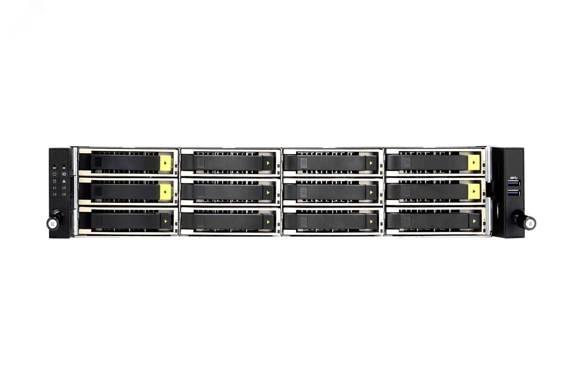 Сервер среднего уровня D212BJ 2U, Xeon E5-2600 v4, до 12 накопителей, ОЗУ до 1 ТБ DDR4 T50 D212BJ Aquarius - превью 3