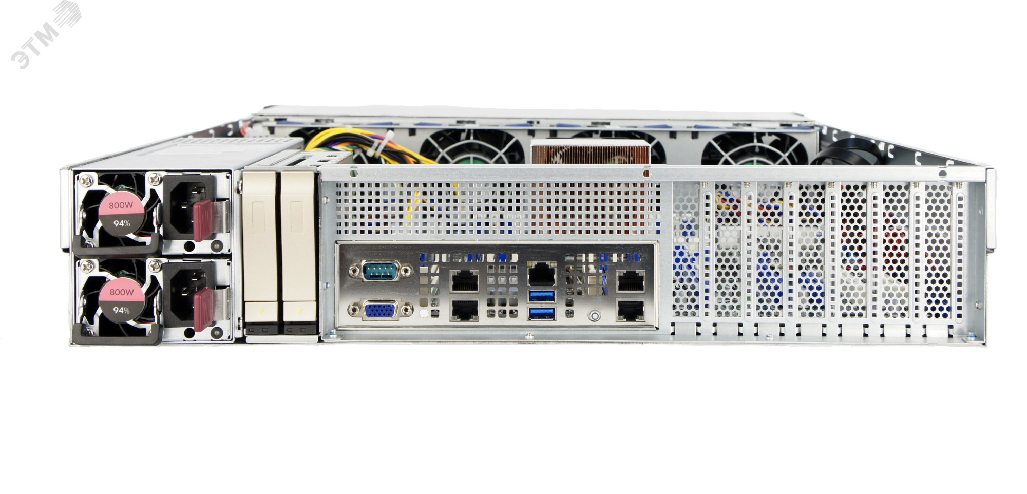 Сервер среднего уровня D224BJ 2U, Xeon E5-2600 v4, до 24 накопителей, ОЗУ до 1 ТБ DDR4 T50 D224BJ Aquarius - превью 3