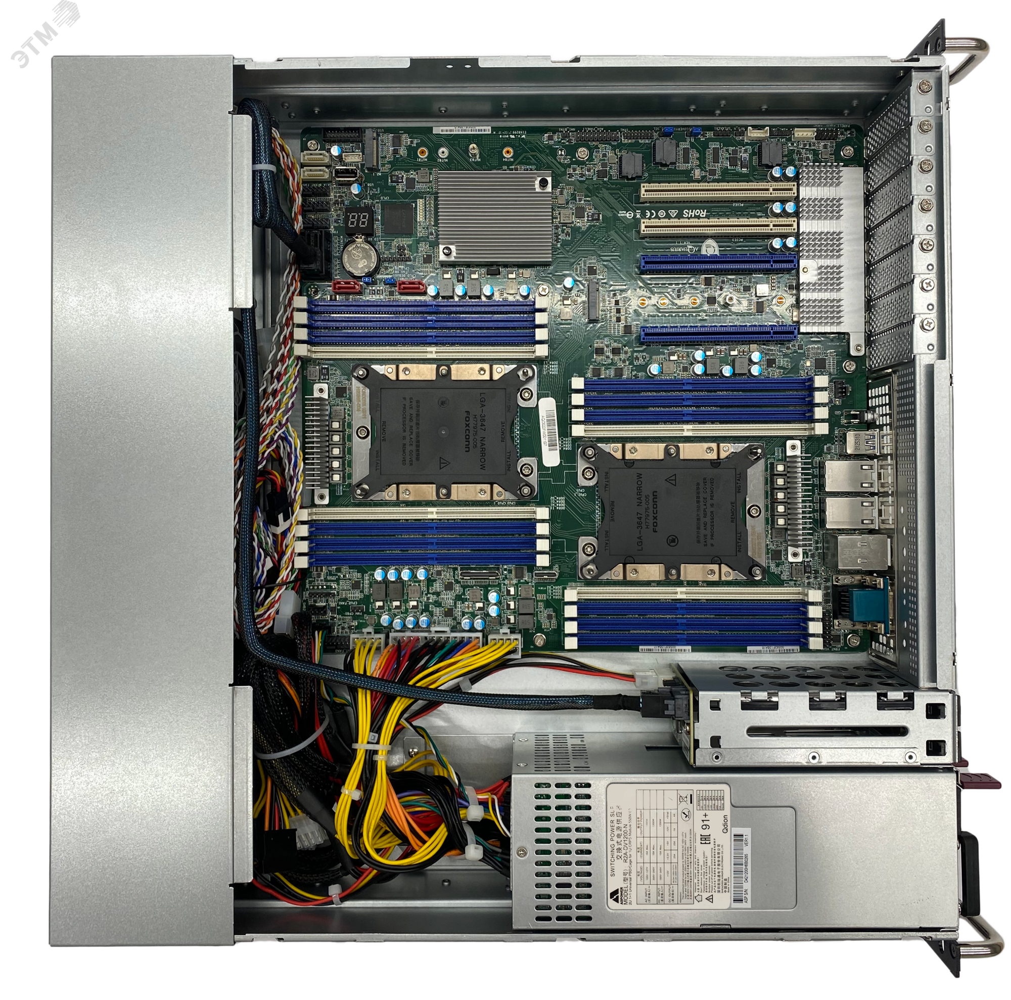 Сервер специализированный D202FW 2U, Xeon Scalable v2, до 4 накопителей, ОЗУ до 4 ТБ DDR4 T50 D202FW Aquarius - превью 5