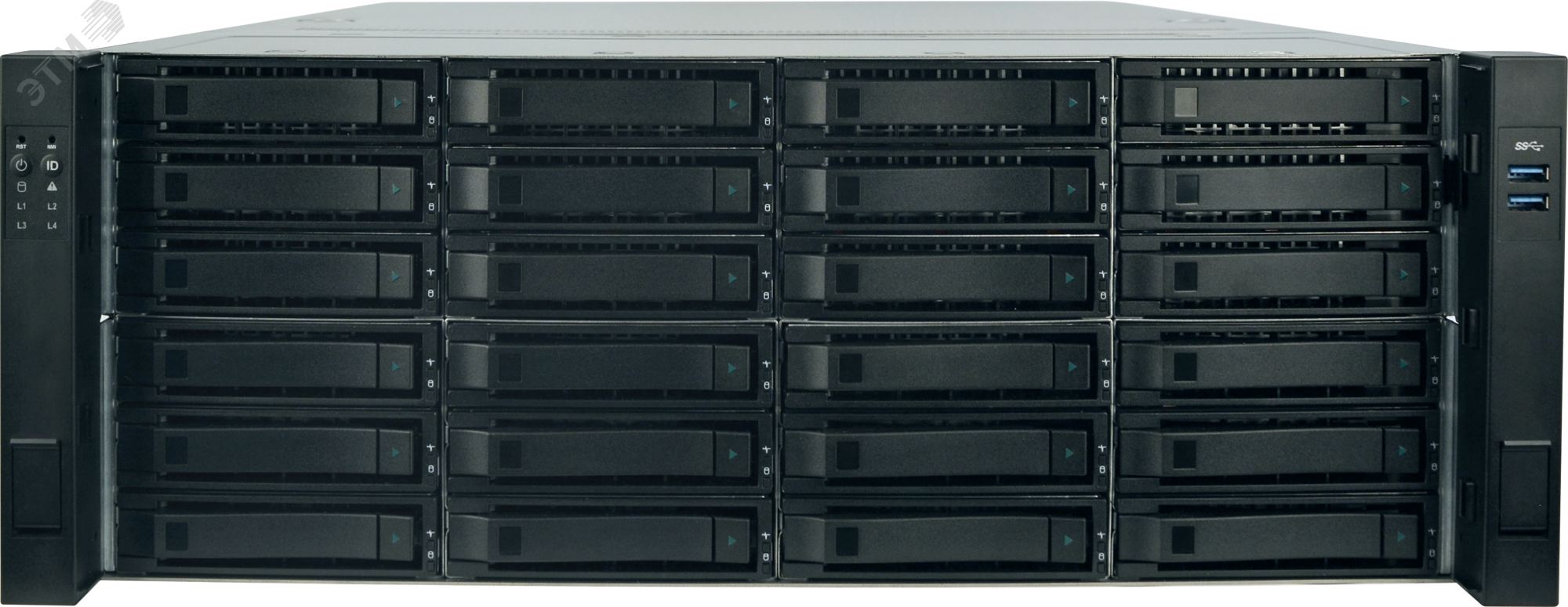 Сервер среднего уровня D436FW 4U, Xeon Scalable, до 38 накопителей, ОЗУ до 4 ТБ DDR4 T50 D436FW Aquarius - превью 4