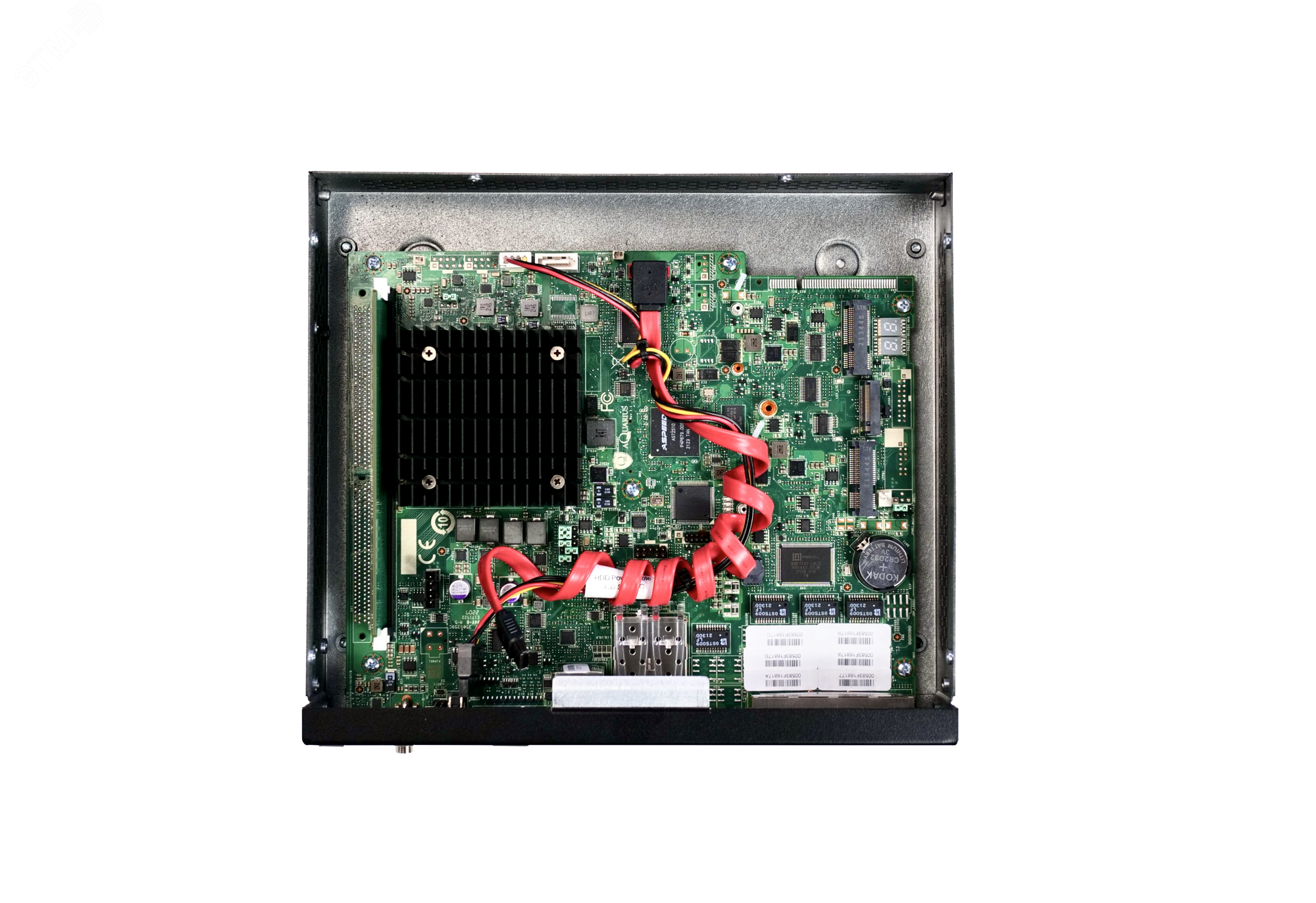Сервер специализированный S100DC 1U, Atom C3338/C3338R, до 4 накопителей, ОЗУ до 32 ГБ DDR4 T30 S100DC Aquarius - превью 6