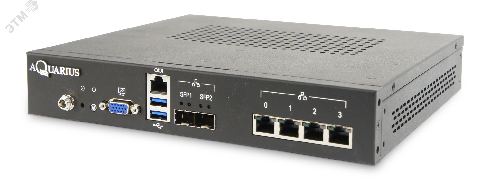 Сервер специализированный S100DC 1U, Atom C3338/C3338R, до 4 накопителей, ОЗУ до 32 ГБ DDR4 T30 S100DC Aquarius - превью 2