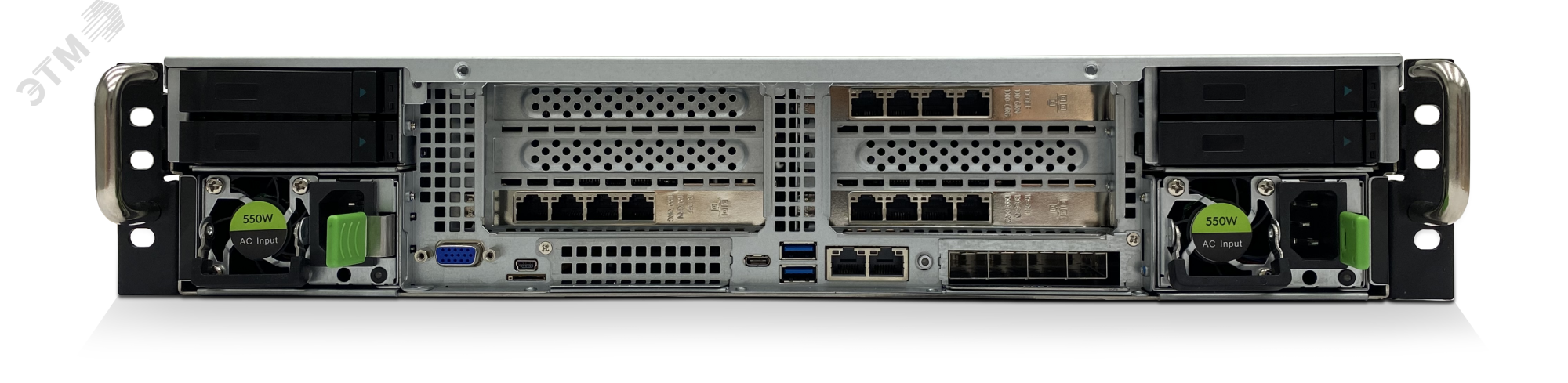 Сервер специализированный D204CF 2U, Xeon Scalable v2, до 6 накопителей, ОЗУ до 6 ТБ DDR4 T50 D204CF Aquarius - превью 4