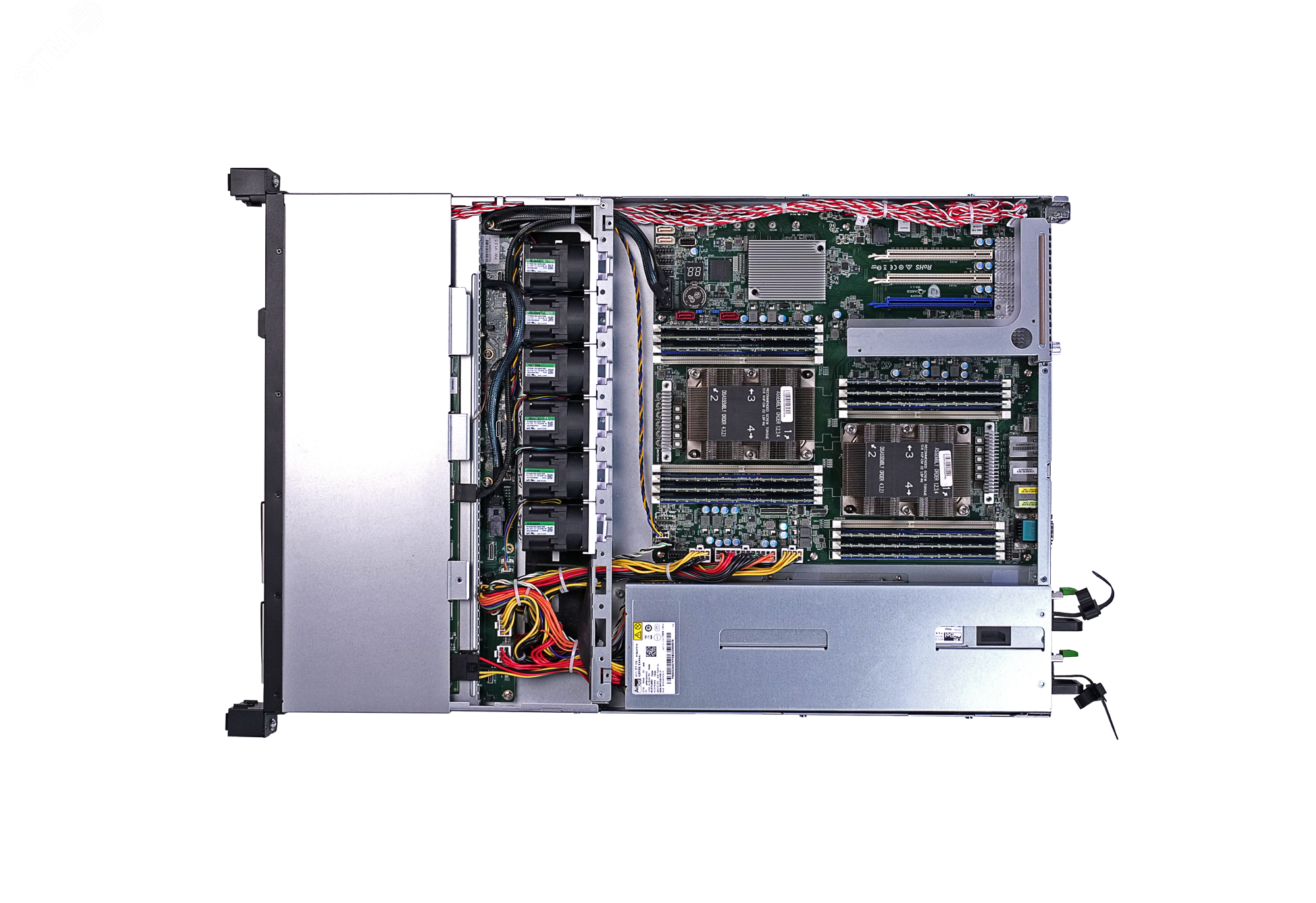 Сервер среднего уровня D108FW 1U, Xeon Scalable, до 8 накопителей, ОЗУ до 4 ТБ DDR4 T50 D108FW Aquarius - превью 6