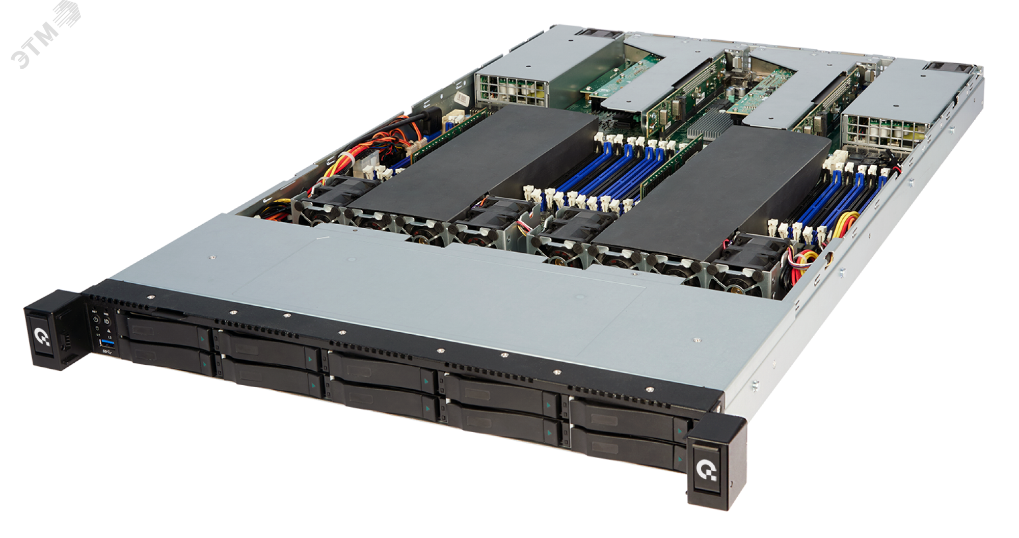 Сервер для предприятий и ЦОД D110CF 1U, Xeon Scalable v2, до 10 накопителей, ОЗУ до 6 ТБ DDR4 T50 D110CF Aquarius - превью 4