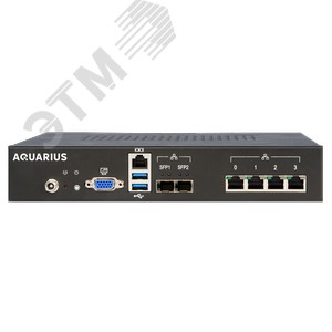 Сервер специализированный S100DC 1U, Atom C3338/C3338R, до 4 накопителей, ОЗУ до 32 ГБ DDR4 T30 S100DC Aquarius - 3