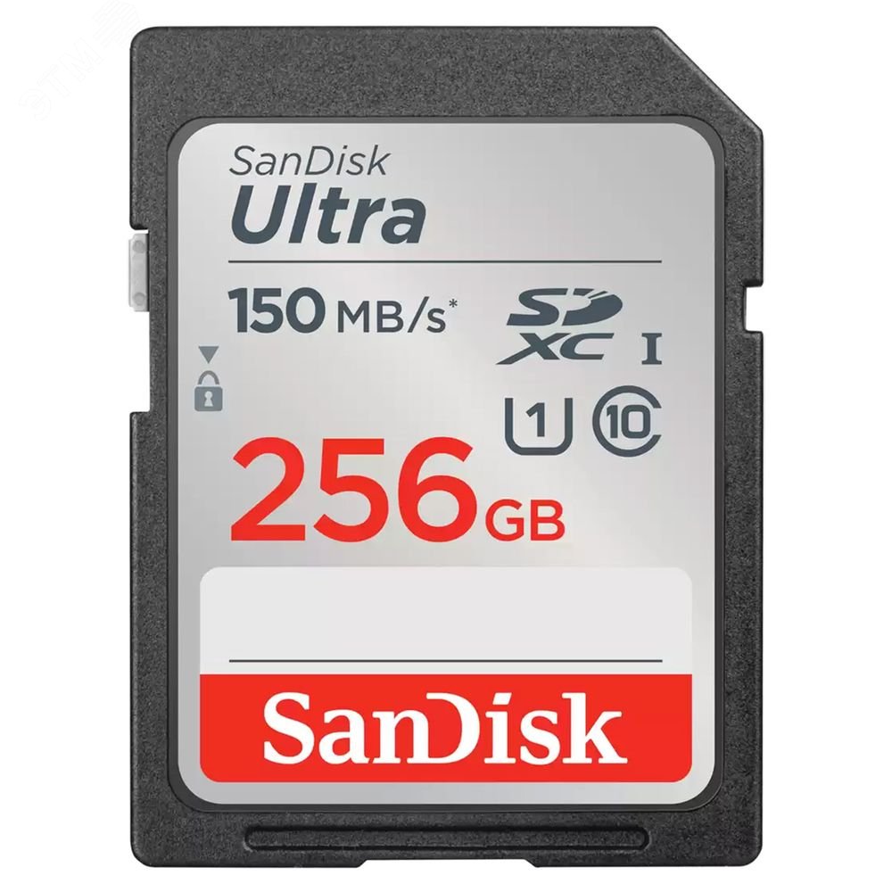 Изображение товара Карта памяти 256GB SD Ultra UHS I, SDXC, 150 МБ/с, Class 10 (шт) Изображение товара Карта памяти 256GB SD Ultra UHS I, SDXC, 150 МБ/с, Class 10 (шт)