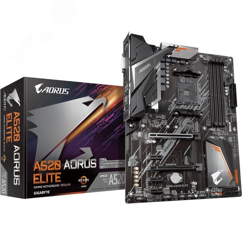 Изображение товара Материнская плата A520 AORUS ELITE, Intel B760, Micro-ATX (шт)