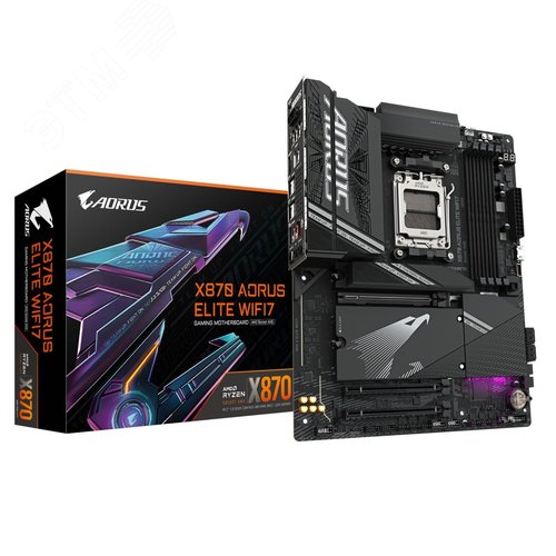 Изображение товара Материнская плата X870 AORUS ELITE WIFI7, AMD X870, ATX (шт)
