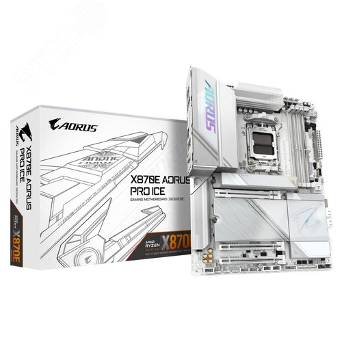 Изображение товара Материнская плата X870E AORUS PRO ICE, AMD X870E, ATX (шт)