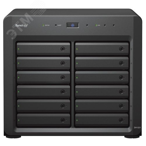 Изображение товара Модуль расширения DX1222, 192 TB (16 TB x 12), поддержка твердотельных SSD дисков (шт)