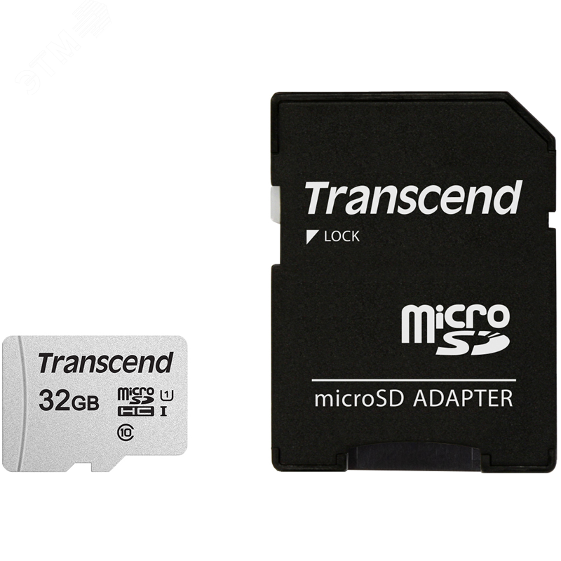 Изображение товара Карта памяти 32GB MicroSD 300S UHS I, SDXC, 95 МБ/с, Class 10