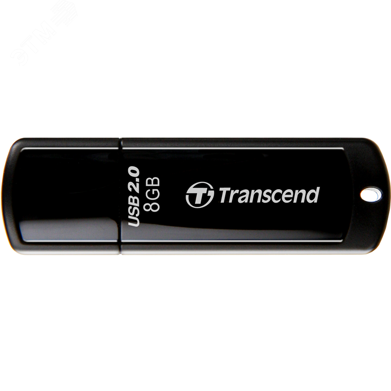 Изображение товара Флеш накопитель 8GB JetFlash 350, USB 2.0, черный (шт) Изображение товара Флеш накопитель 8GB JetFlash 350, USB 2.0, черный (шт)