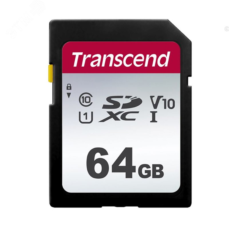 Изображение товара Карта памяти 64GB SD 300S UHS I, SDXC, 95 МБ/с, Class 10