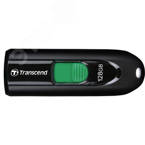 Изображение товара Флеш накопитель 128GB JetFlash 790С, USB 3.2 Gen 1, выдвижной, черный, синий (шт)