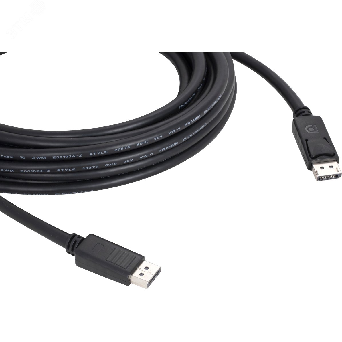 Кабель DisplayPort 1.2 M на DisplayPort M, 10.6 м., черный C-DP-35 Kramer - превью 2
