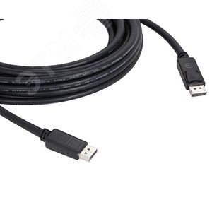 Кабель DisplayPort 1.2 M на DisplayPort M, 7.6 м., черный