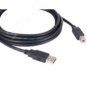 Кабель USB-A 2.0 М на USB-B М, 1.8 м., черный