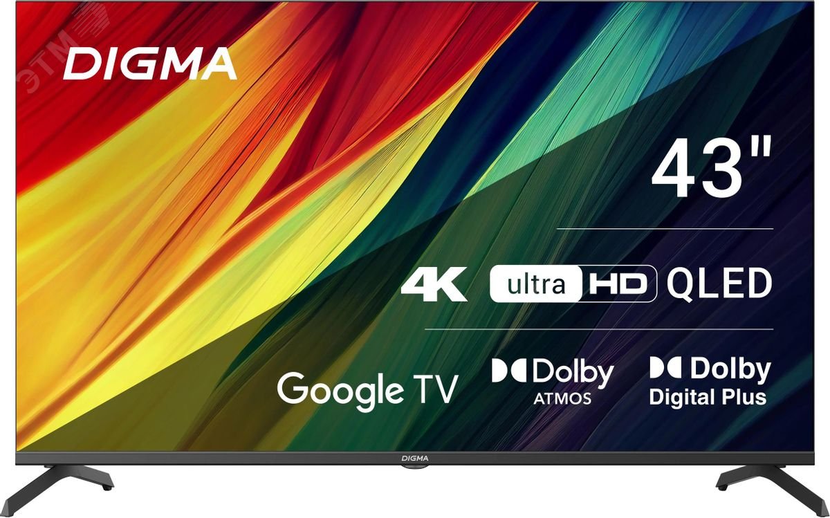 Изображение товара Телевизор QLED 43'' Google TV Frameless Metal 4K Ultra HD 60Hz MEMC DVB-T DVB-T2 DVB-C DVB-S DVB-S2 USB WiFi Smart TV, черный (шт) Изображение товара Телевизор QLED 43'' Google TV Frameless Metal 4K Ultra HD 60Hz MEMC DVB-T DVB-T2 DVB-C DVB-S DVB-S2 USB WiFi Smart TV, черный (шт)