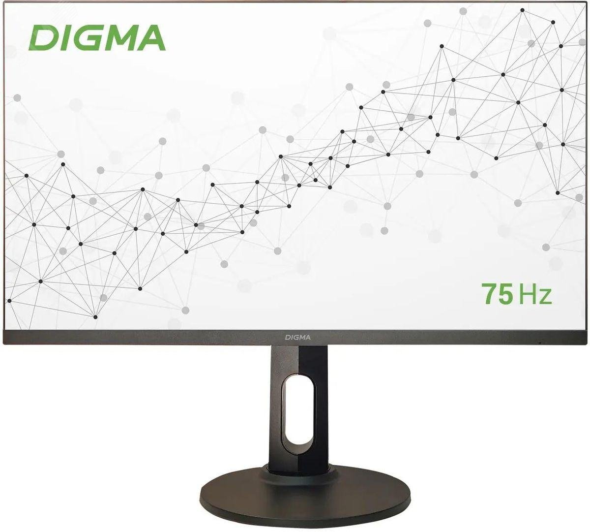 Изображение товара Монитор для ПК 27'' Progress27P605F, 1920x1080, LED, IPS, матовая, 300cd, 75Hz, 5ms, HDMI, DP, HAS, FreeSync, G-Sync, черный (шт)